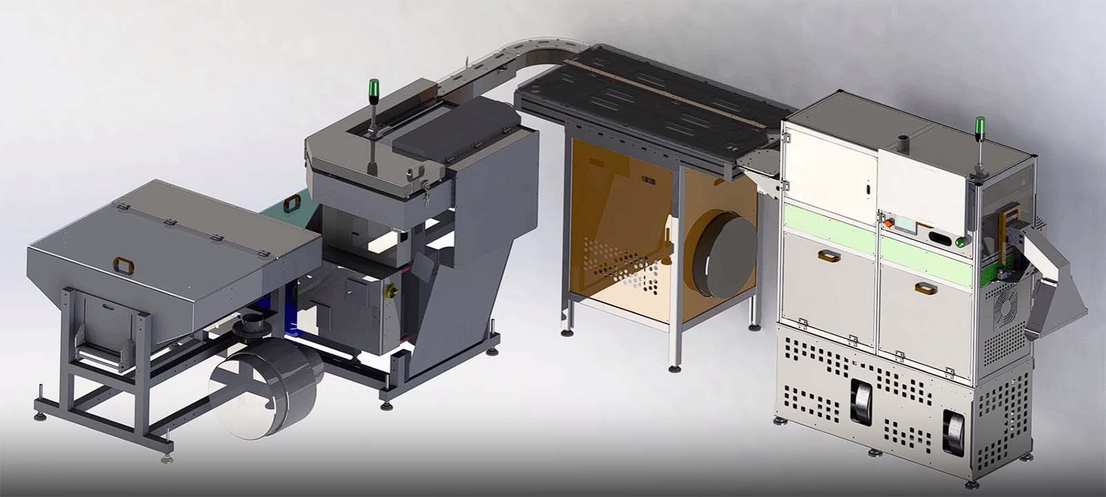 water package closure visual inspection machine